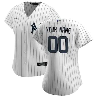 womens nike white new york yankees home replica custom jers